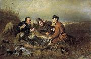 Vasily Perov, The Hunters at Rest